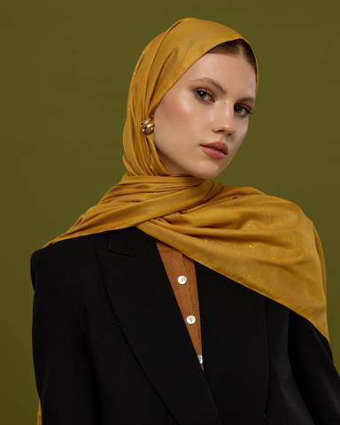SV-HURREM-48 Bal Revanı & Kumral Toprak Hürrem Desen  Şal