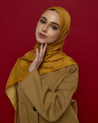 S-SARAYLI-48 Bal Revanı & Kumral Toprak Saraylı Desen Şal