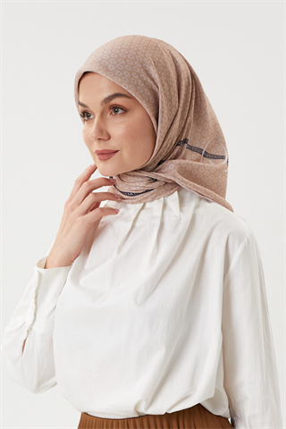 Bej - Morocco Pamuk Eşarp