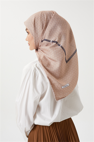 Bej - Morocco Pamuk Eşarp