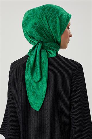 Benetton D Desen Parlak Jakar Eşarp