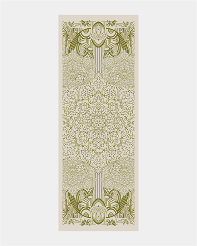 S-HAREM-40 Beyaz Işık & Altın Zeytin Harem Rüyası Desen Şal