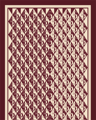 Bordo Legacy Vual İpek Şal