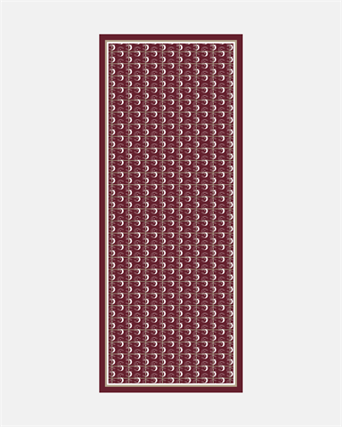 Bordo Royal Vual İpek Şal