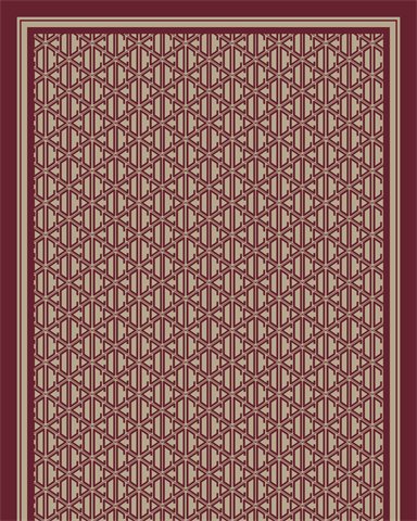 Bordo Signature Vual İpek Şal