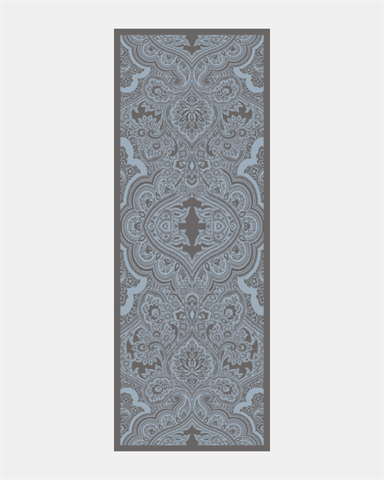 S-SULTANİ-49 Buz Mavisi & Füme Kahve Sultani Desen Şal