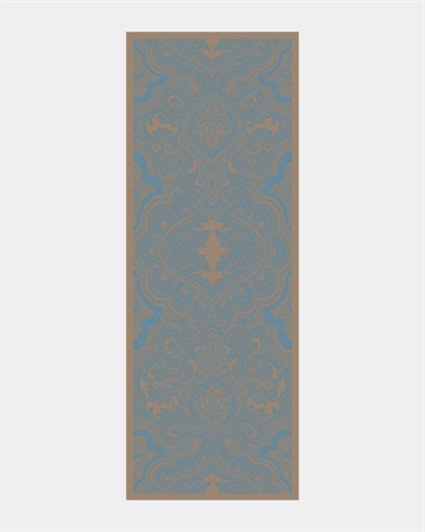 S-SULTANİ-51 Çakıl Mavisi & Tarçın Dumanı Sultani Desen Şal