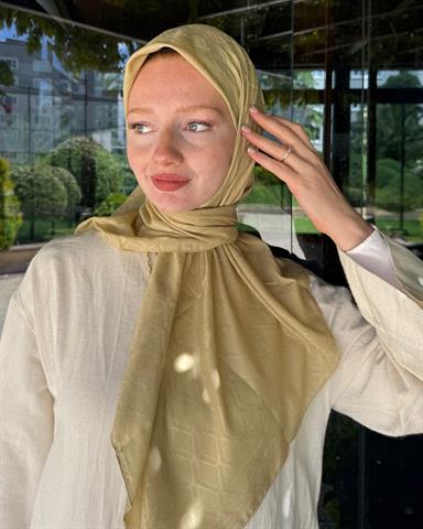 Ceviz Baklava Lyocell Bambu Jakar Eşarp