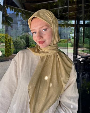 Ceviz Baklava Lyocell Bambu Jakar Eşarp