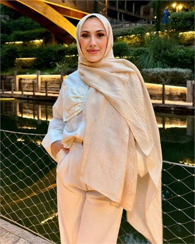 Ceviz Imannoor Aura Desen Pamuk Jakar Şal