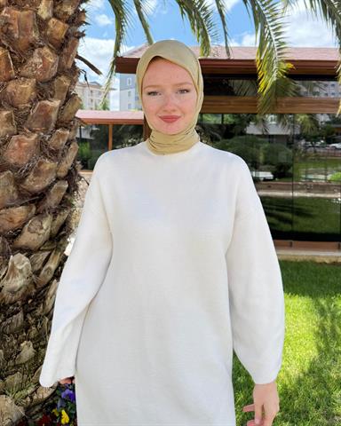 Ceviz Zikzak Lyocell Bambu Jakar Eşarp