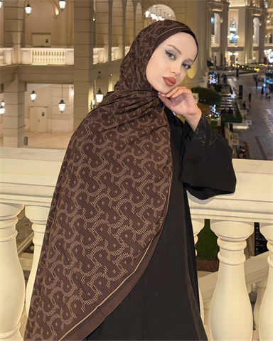 Çikolata Select Vual İpek Şal