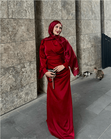 Vişne Çürüğü Diamond Aura Şal
