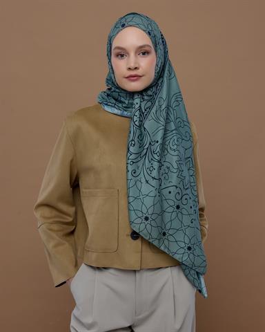 S-EFSUNLU-70 Duman & Lacivert Efsunlu Desen Şal