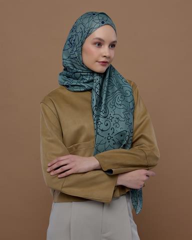 S-EFSUNLU-70 Duman & Lacivert Efsunlu Desen Şal