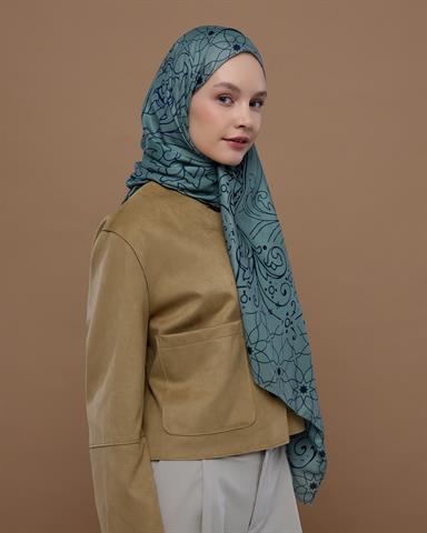 S-EFSUNLU-70 Duman & Lacivert Efsunlu Desen Şal