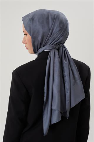 Füme Rise Desen Jakar Şal