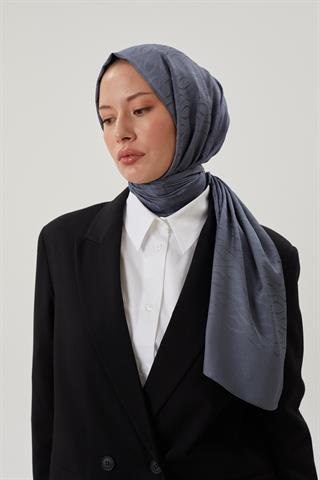 Füme Shine Desen Jakar Şal