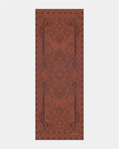 S-EFSUNLU-80 Gece Laciverti & Bakır Efsunlu Desen Şal