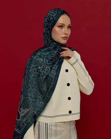 S-HAREM-57 Gece & Taş Harem Rüyası Desen Şal