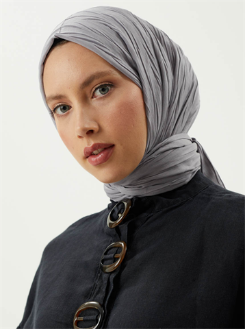 Gümüş Piliseli Bambu Şal