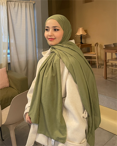 Haki Aerobin Pamuklu Şal