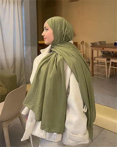 Haki Aerobin Pamuklu Şal