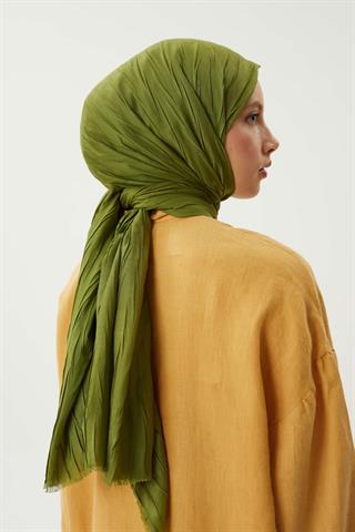 Haki Piliseli Bambu Şal