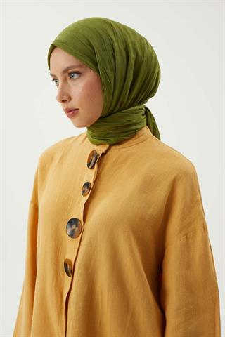 Haki Piliseli Bambu Şal