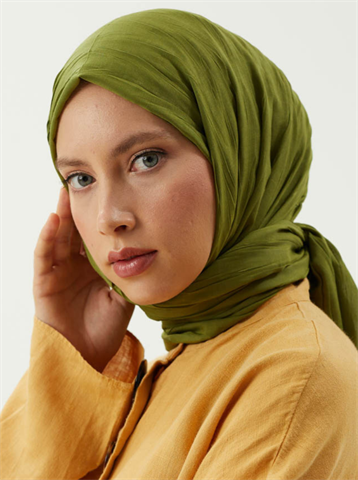 Haki Piliseli Bambu Şal