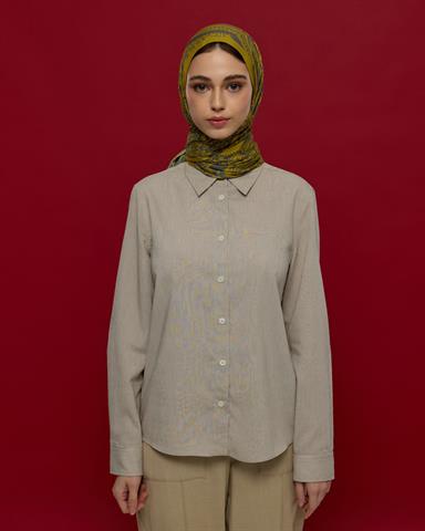 S-SULTANİ-46 Hasat Sarısı & Kurşun Gri Sultani Desen Şal