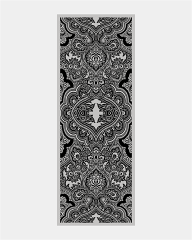 S-SULTANİ-66 İnci & Siyah Sultani Desen Şal