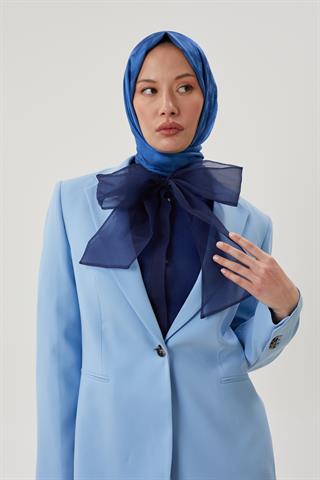 İndigo Rise Desen Jakar Şal