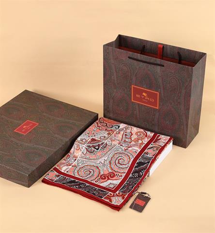 İthal Bordo E Yün Kaşmir Eşarp