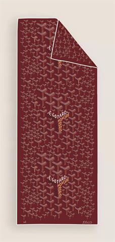 İthal Bordo GY Desen Vual İpek Şal 