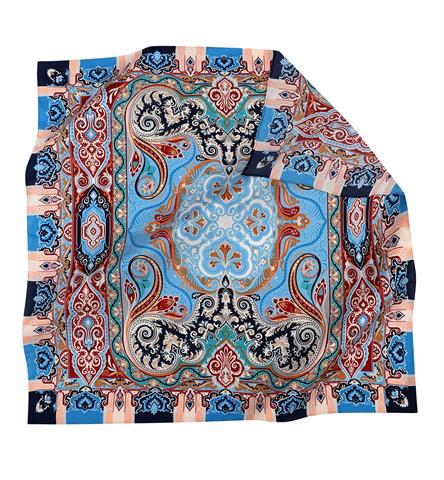 İthal Mavi E 5 Yün Kaşmir Eşarp