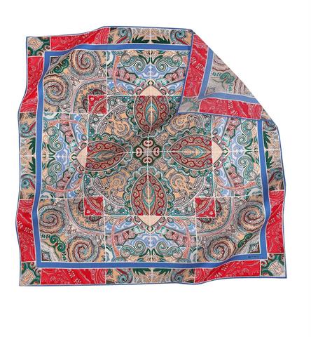 İthal Nar Çiçeği E Yün Kaşmir Eşarp