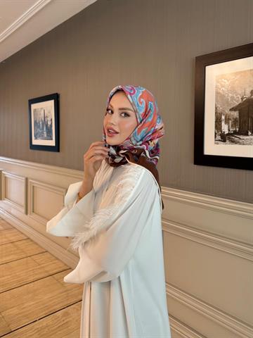 İthal Şeker Pembe E 2 Yün Kaşmir Eşarp