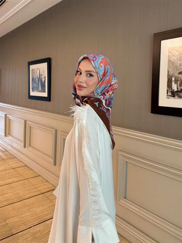 İthal Şeker Pembe E 2 Yün Kaşmir Eşarp