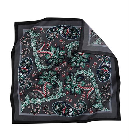 İthal Siyah & Füme E 3 Yün Kaşmir Eşarp