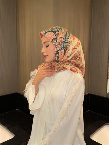 İthal Soft Turuncu E 4 Yün Kaşmir Eşarp