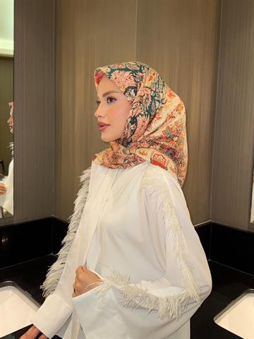 İthal Soft Turuncu E 4 Yün Kaşmir Eşarp