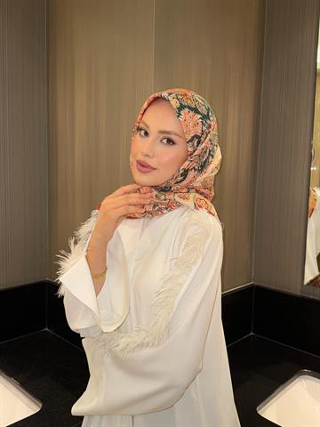 İthal Soft Turuncu E 4 Yün Kaşmir Eşarp