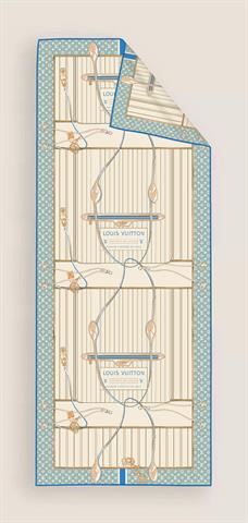 İthal Taş LV Desen Vual İpek Şal 