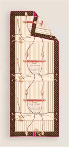 İthal Vizon LV Desen Vual İpek Şal 