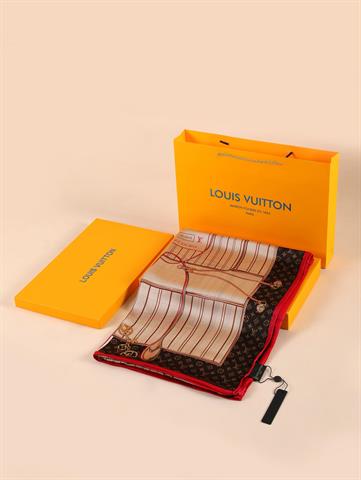 İthal Vizon LV Desen Vual İpek Şal 