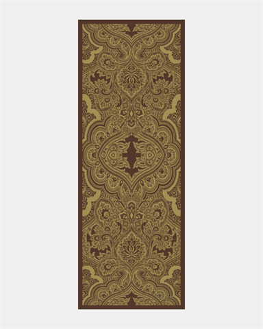 S-SULTANİ-41 Kavrulmuş Kahve & Susam Işıltısı Sultani Desen Şal