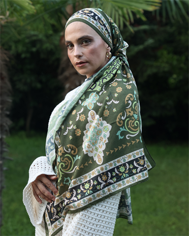 Kervan Yolu Silk Nomads Vual İpek Şal