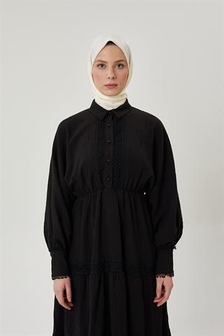 Kırık Beyaz F Desen Parlak Jakar Eşarp