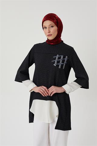 Kırmızı D Desen Parlak Jakar Eşarp